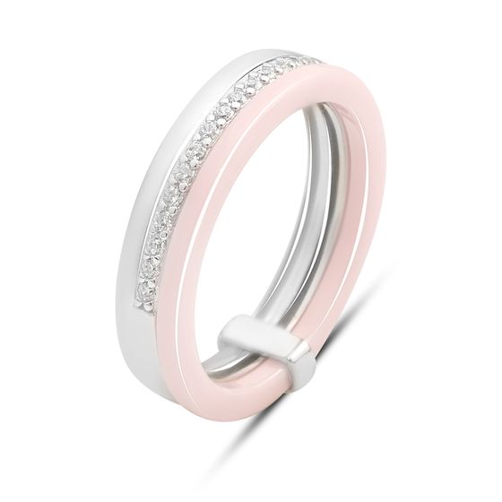 Серебряное кольцо с керамикой