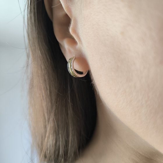 Серебряные серьги без камней