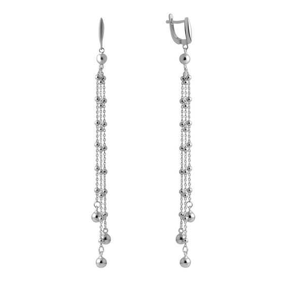 Срібні сережки без каменів