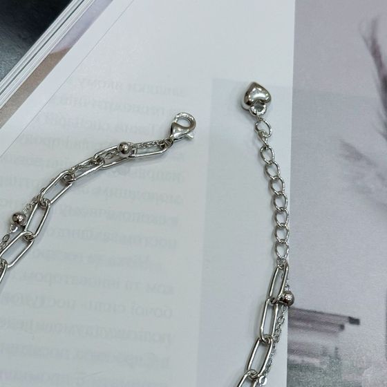 Серебряный браслет без камней