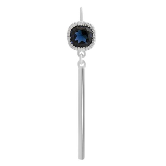 Silver pendant with sapphire nano 0.93ct