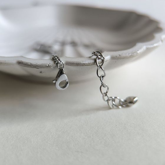 Серебряный браслет с фианитами