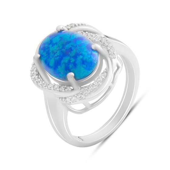 Серебряное кольцо с опалом 2.813ct