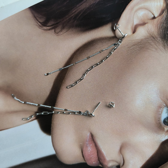 Серебряные серьги без камней