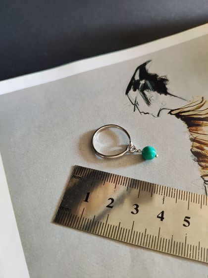 Серебряное кольцо с бирюзой