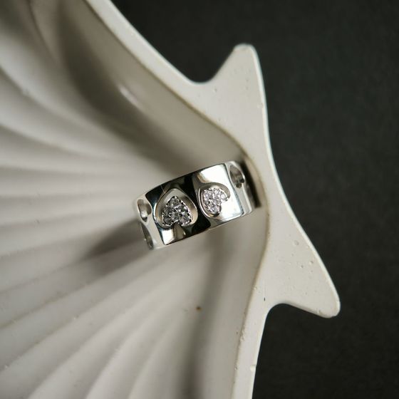 Silver Ring with Fianites
