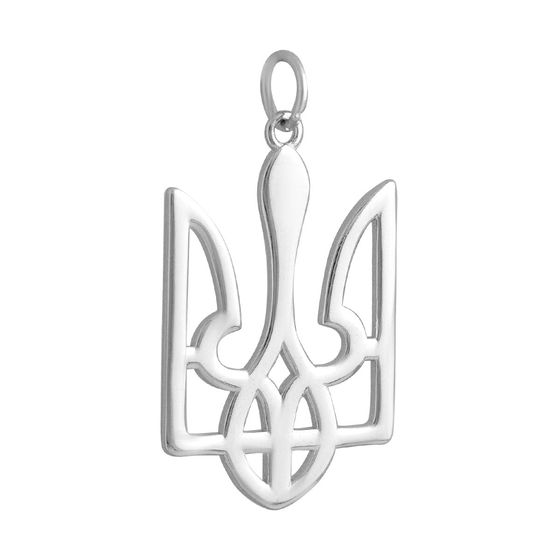 Срібна підвіска без каменів