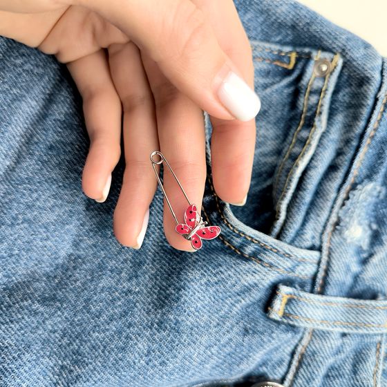 Серебряная подвеска с емаллю