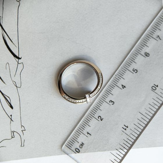 Silver Ring with Fianites