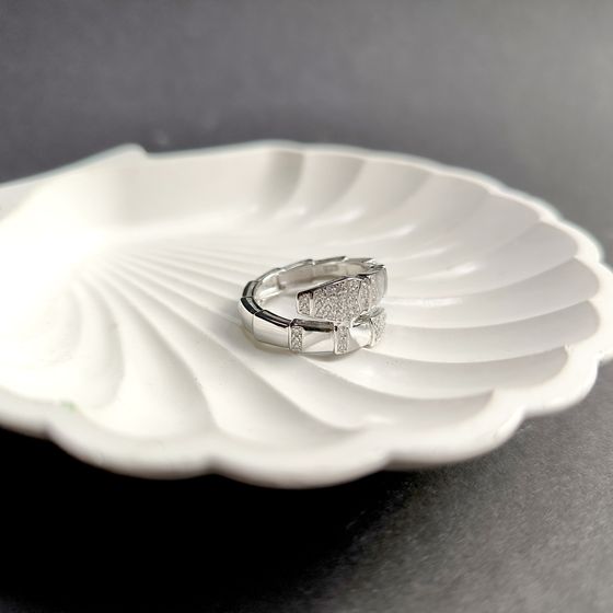 Silver Ring with Fianites