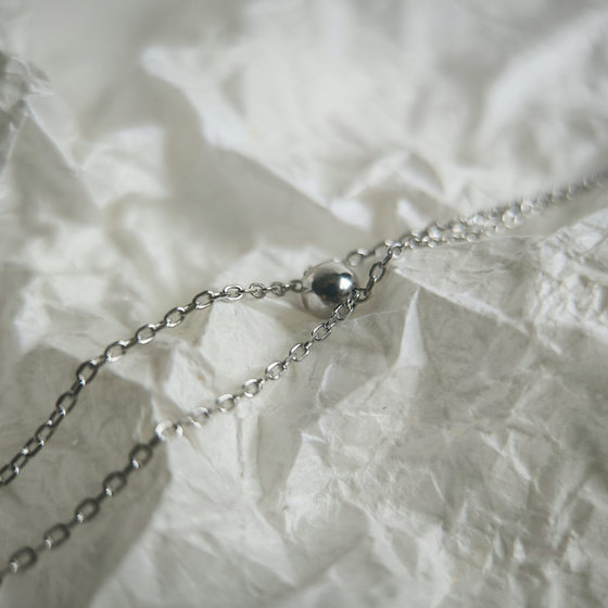 Silver bracelet without stones