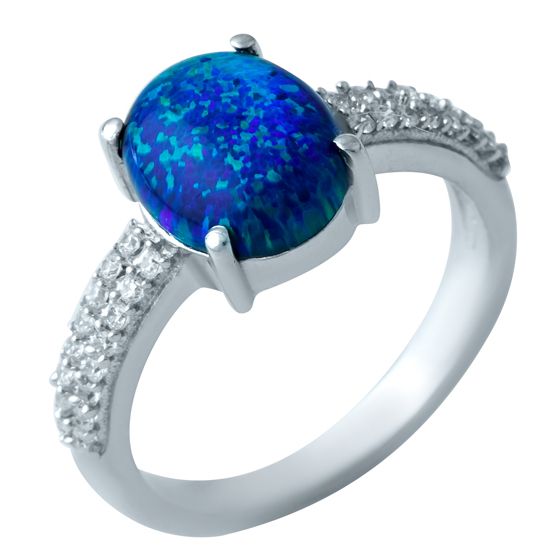 Серебряное кольцо с опалом 1.237ct