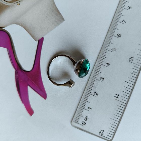 Silver Ring with Fianites