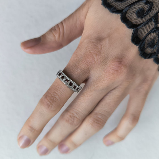 Серебряное кольцо с гранатом 1.503ct