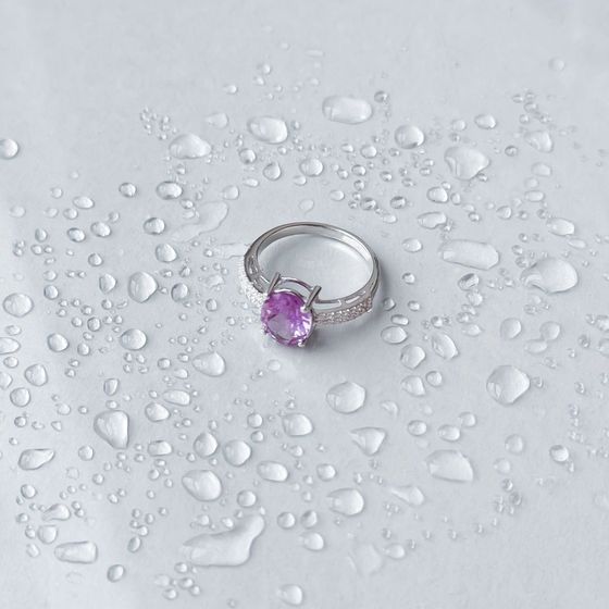 Серебряное кольцо с александритом 3.667ct