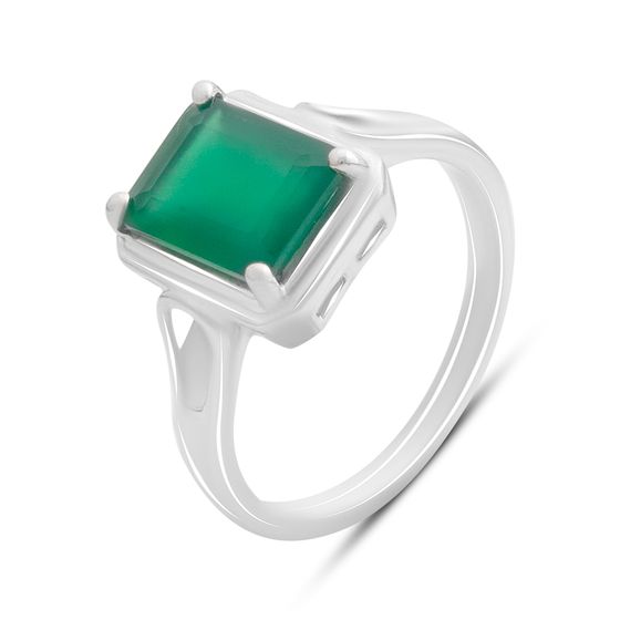 Серебряное кольцо с агатом 1.85ct