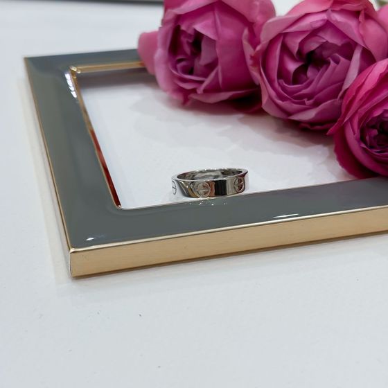 Silver ring without stones