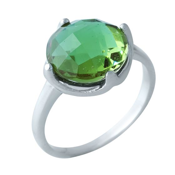 Серебряное кольцо с султанитом 5.575ct