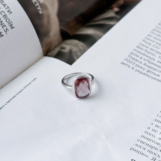 Серебряное кольцо с султанитом