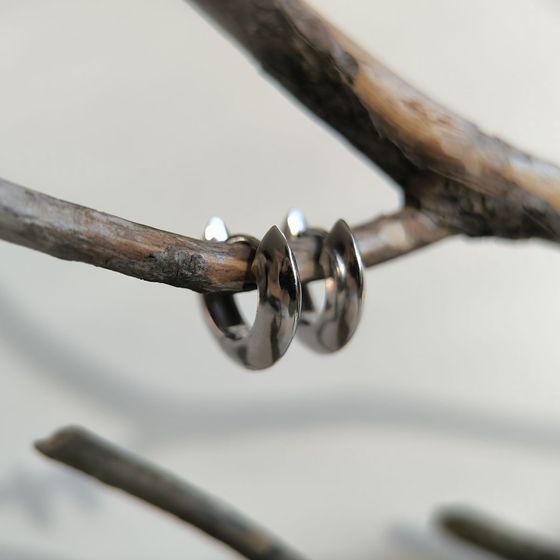 Серебряные серьги без камней