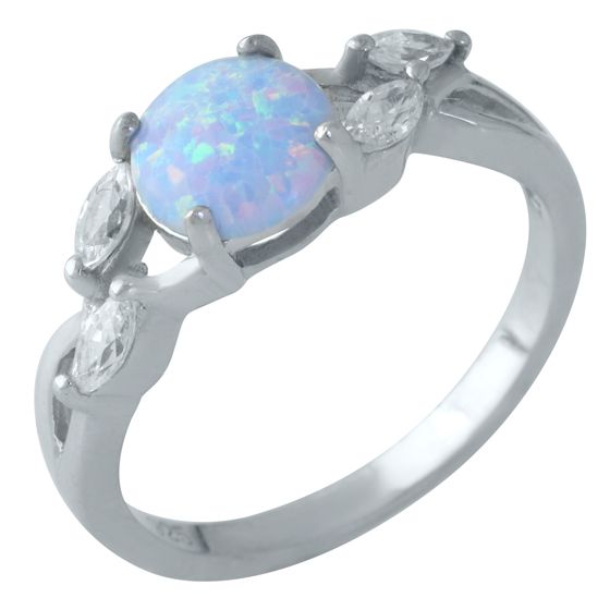 Серебряное кольцо с опалом 1.025ct