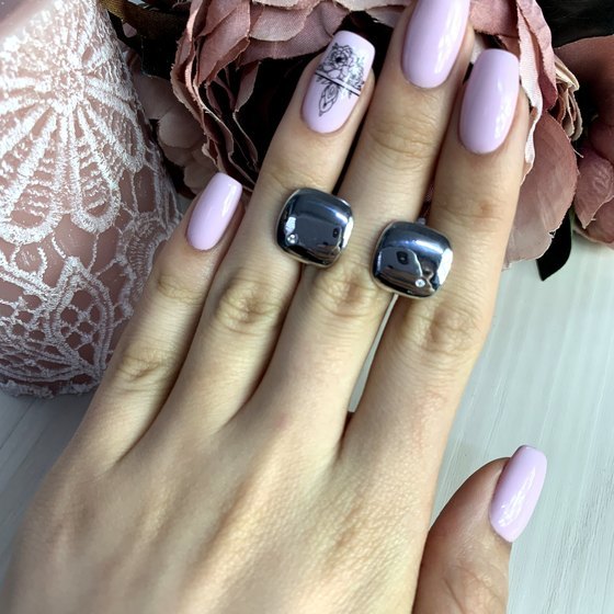 Серебряные серьги с фианитами