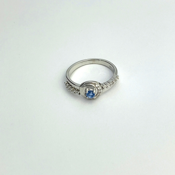 Серебряное кольцо с танзанитом nano 0.498ct
