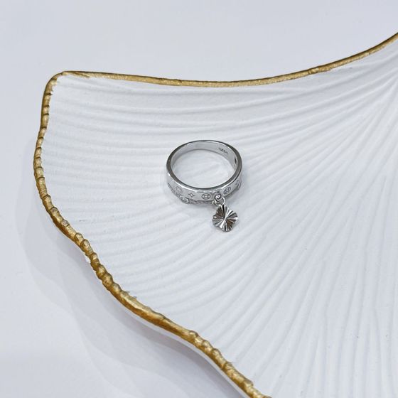 Silver Ring with Fianites