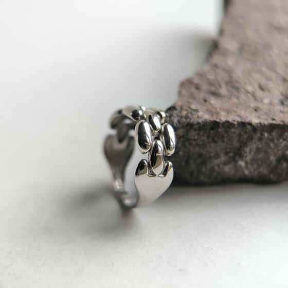 Серебряное кольцо без камней