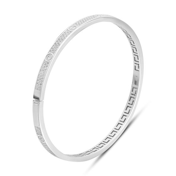 Золотий браслет з фіанітами 2.7ct
