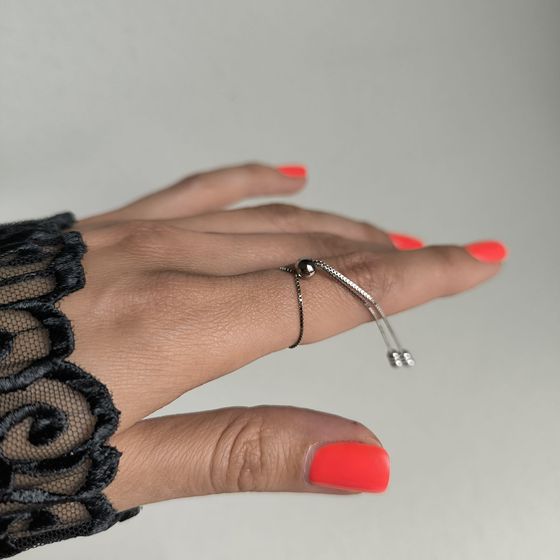 Silver ring without stones
