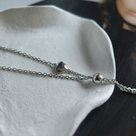 Серебряный браслет без камней