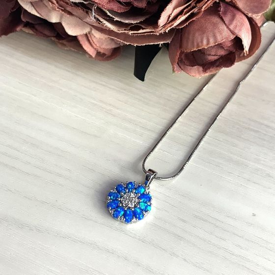 Серебряная подвеска с опалом 1.533ct