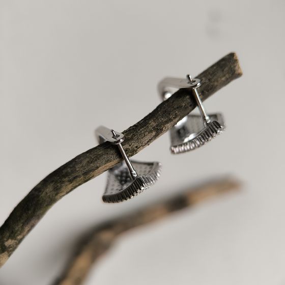 Silver Earrings with Fianites