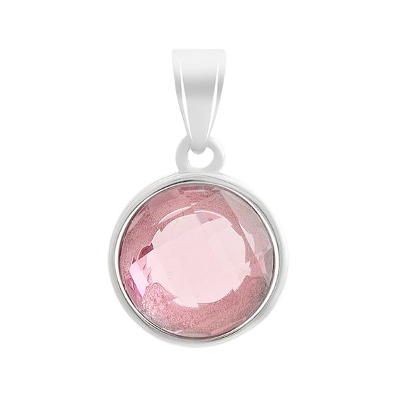 Серебряная подвеска с фианитами