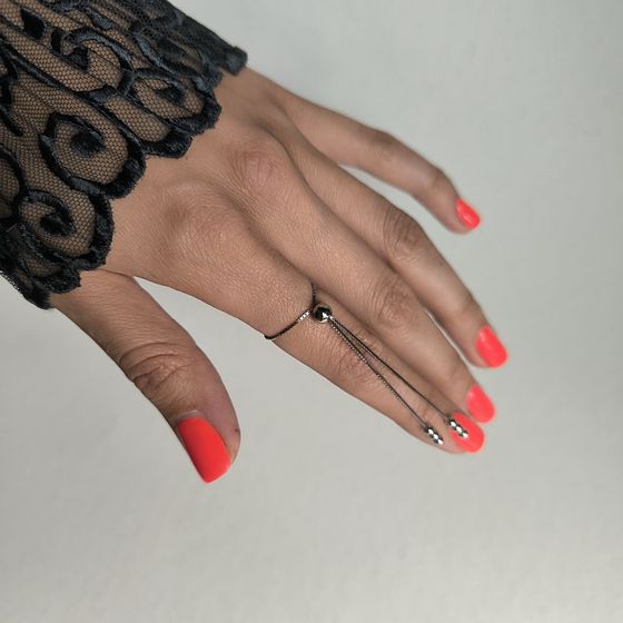 Silver ring without stones