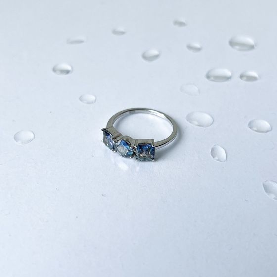 Серебряное кольцо с мистик топазом 1.475ct