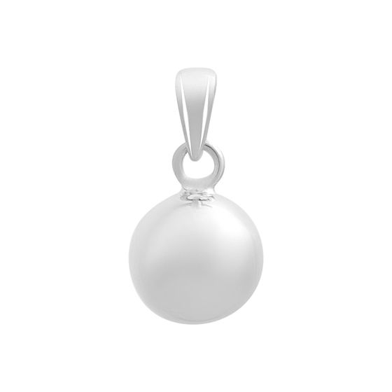 Silver pendant without stones