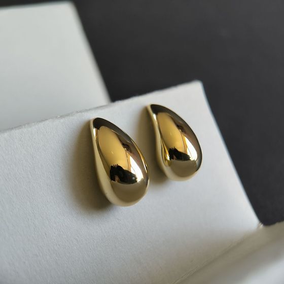 Silver earrings without stones