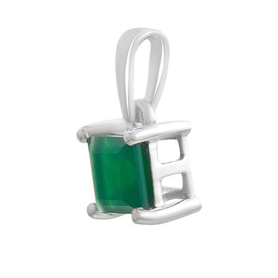 Срібна підвіска з агатом 0.617ct
