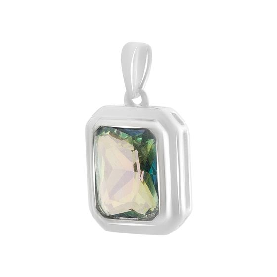 Silver pendant with mystic topaz 2.4ct