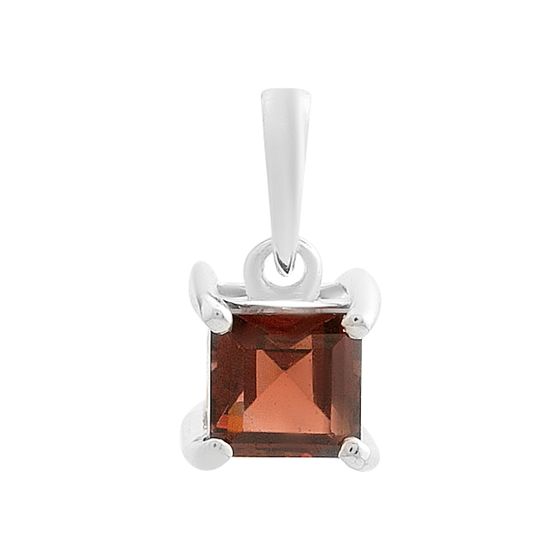 Срібна підвіска з гранатом 0.85ct