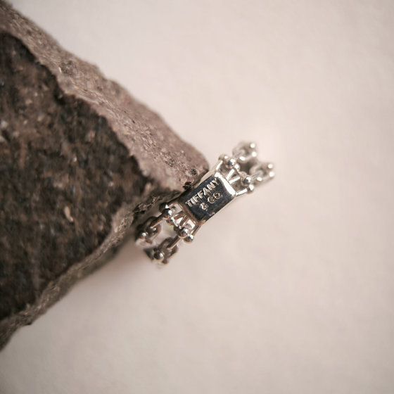 Silver ring without stones