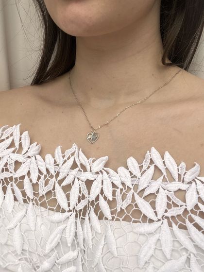 Серебряная подвеска без камней