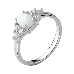 Серебряное кольцо с опалом 0.672ct