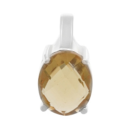 Серебряная подвеска с султанитом 2.685ct