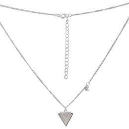 Серебряное колье с перламутром