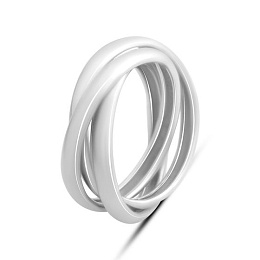 Серебряное кольцо без камней