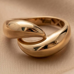 Gold ring without stones