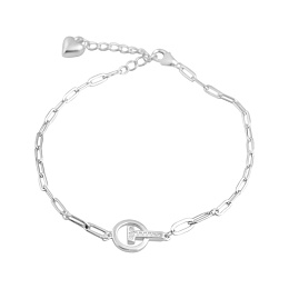 Серебряный браслет без камней